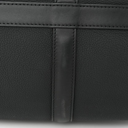 Louis Vuitton Grained Calfskin Aerogram Keepall Bandouliere 40 Black 16 of 16