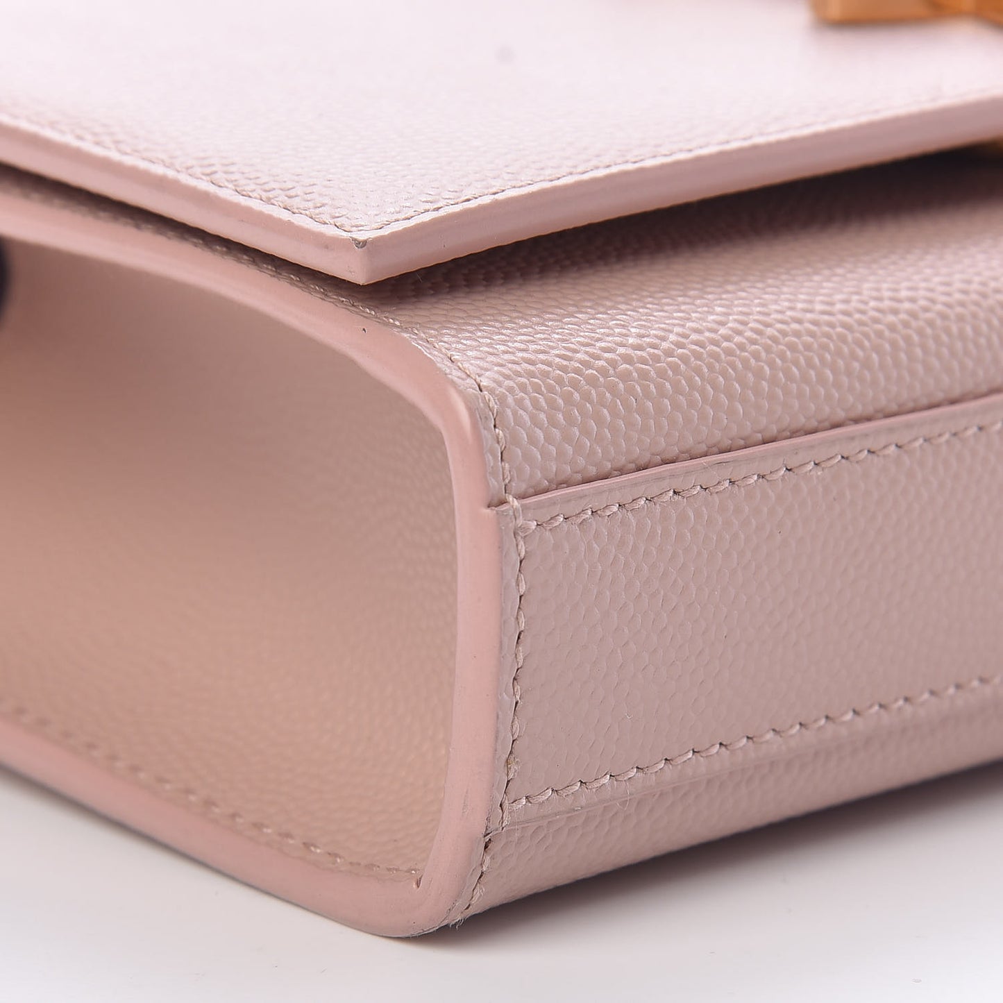 Grain De Poudre Small Monogram Kate Satchel Pale Blush