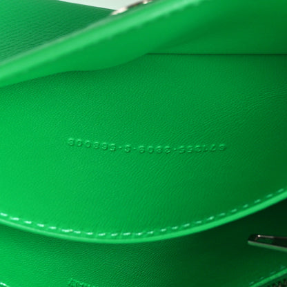 Balenciaga Grained Calfskin XS Downtown Shoulder Bag Vivid Green 9 of 12