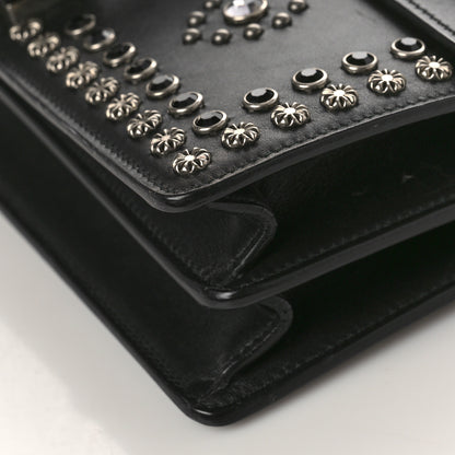 Gucci Calfskin Studded Small Dionysus Shoulder Bag Black 9 of 12