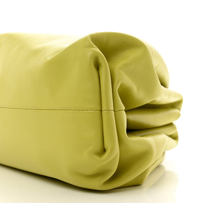 Bottega Veneta Smooth Butter Calf The Pouch Oversized Clutch Kiwi 10 of 10