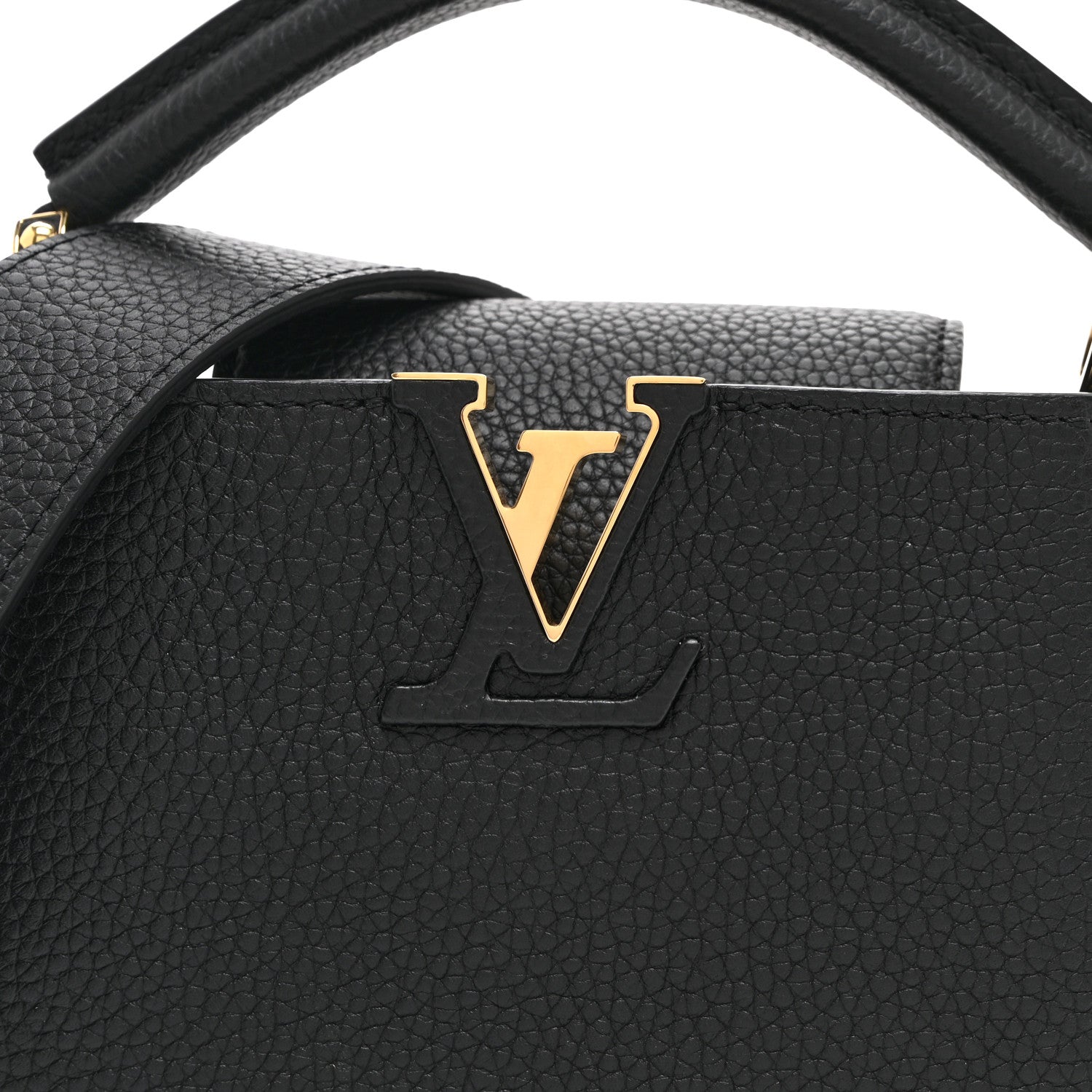 Louis Vuitton Taurillon Mini Capucines Black 7 of 9