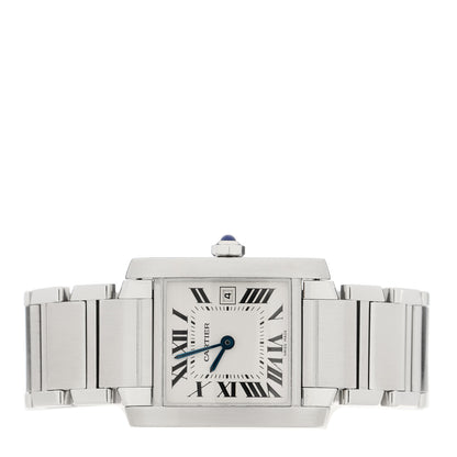Cartier Stainless Steel 25mm Tank Francaise Quartz Watch 2 of 4