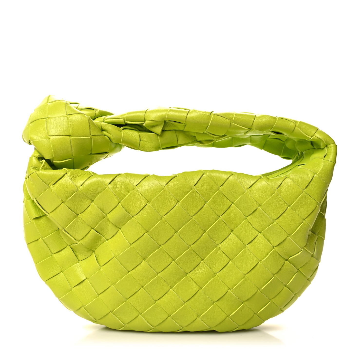 Nappa Intrecciato Mini Jodie Kiwi