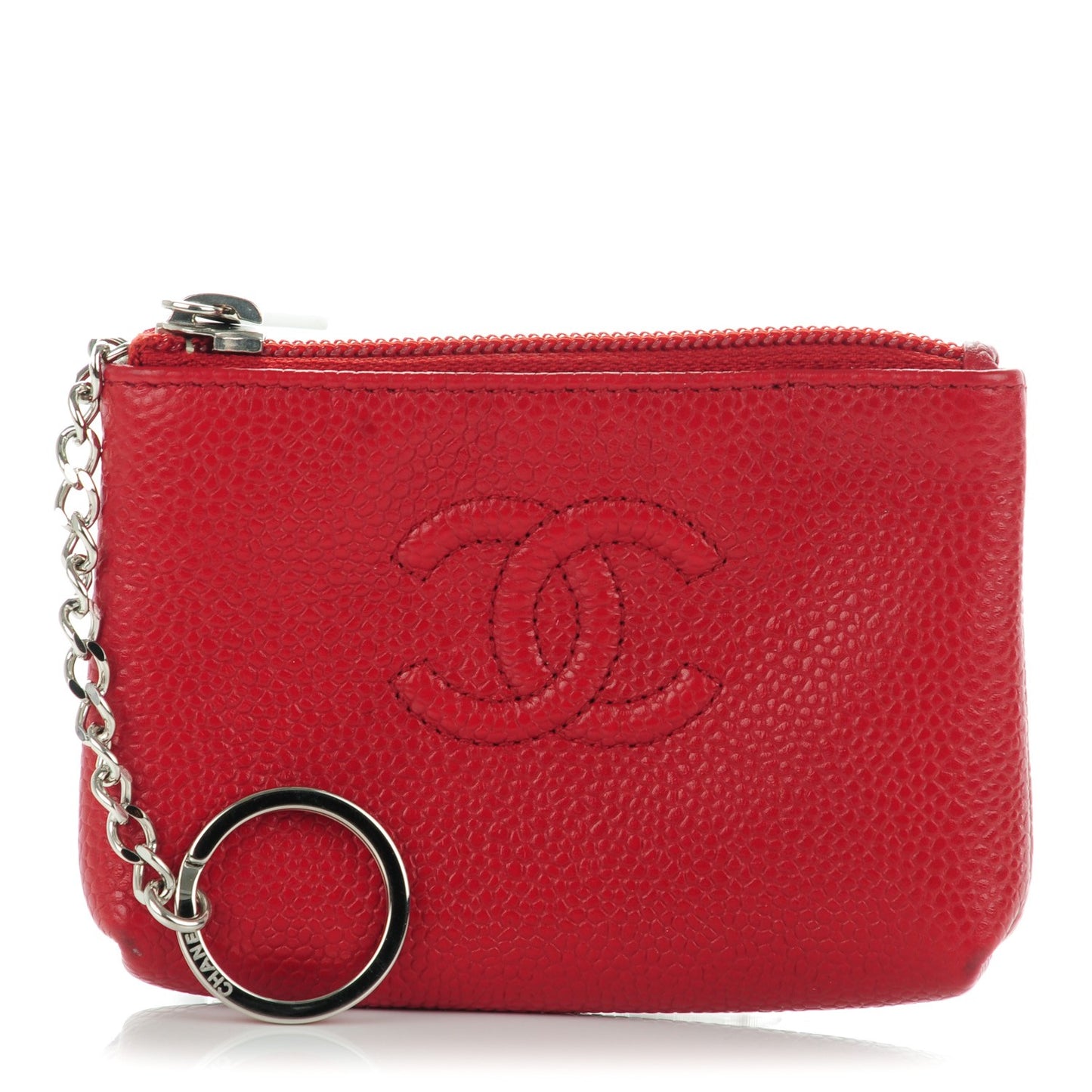 Caviar Timeless CC Coin Purse Case Red
