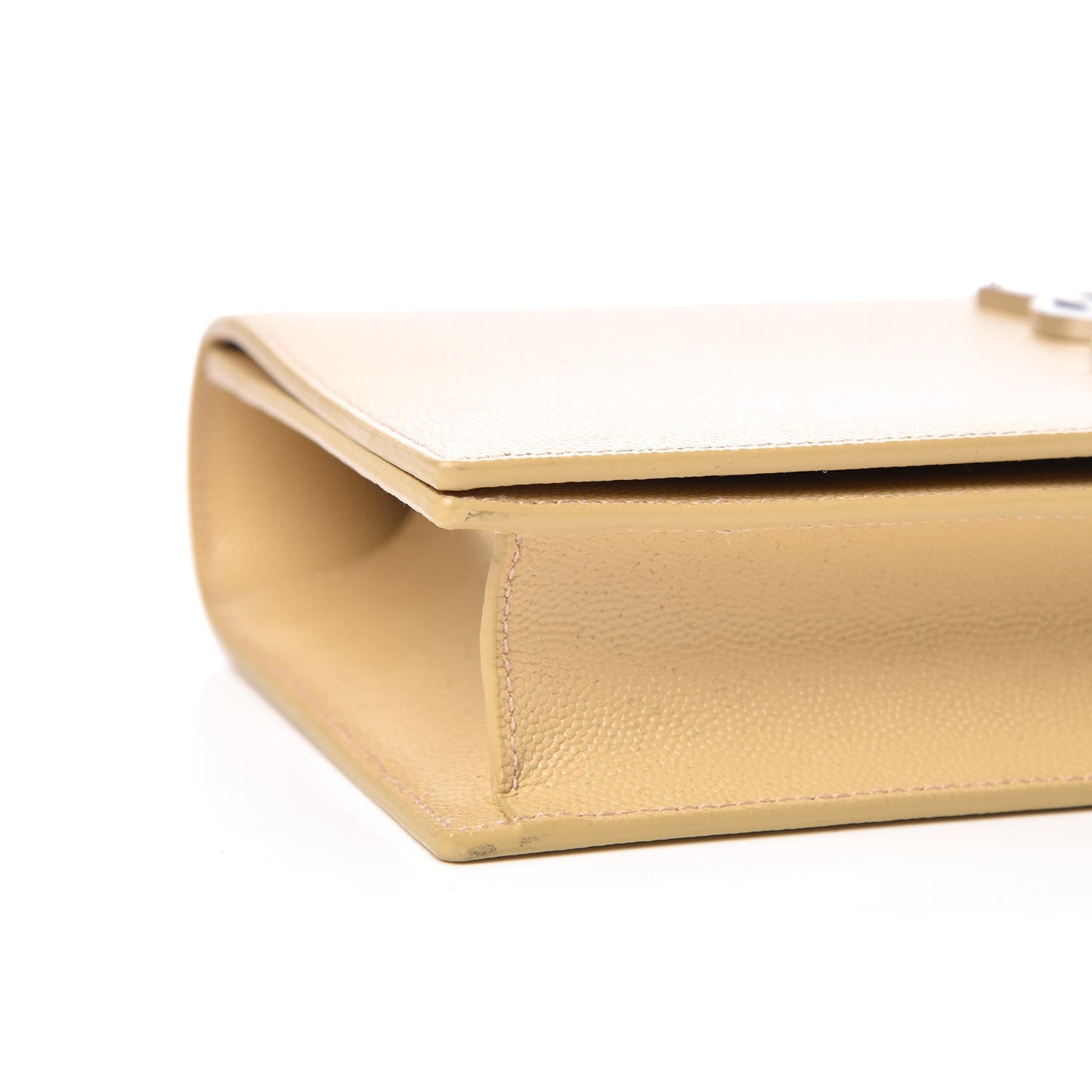 Grain De Poudre Classic Kate Monogram Clutch Nude Powder