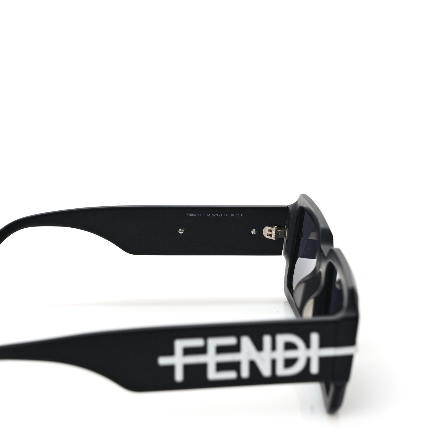 Fendi Acetate FF Fendigraphy Square Sunglasses FE40073U Black 6 of 8