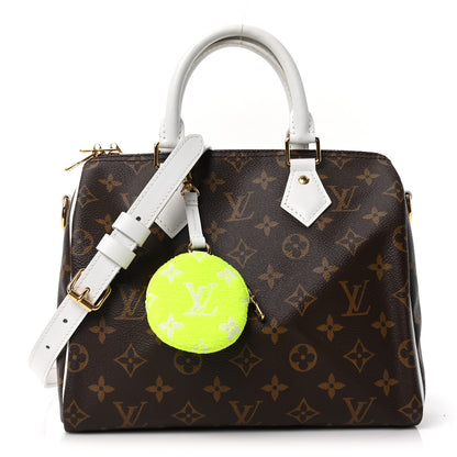 Louis Vuitton Monogram LV Match Speedy Bandouliere 25 White 1 of 9