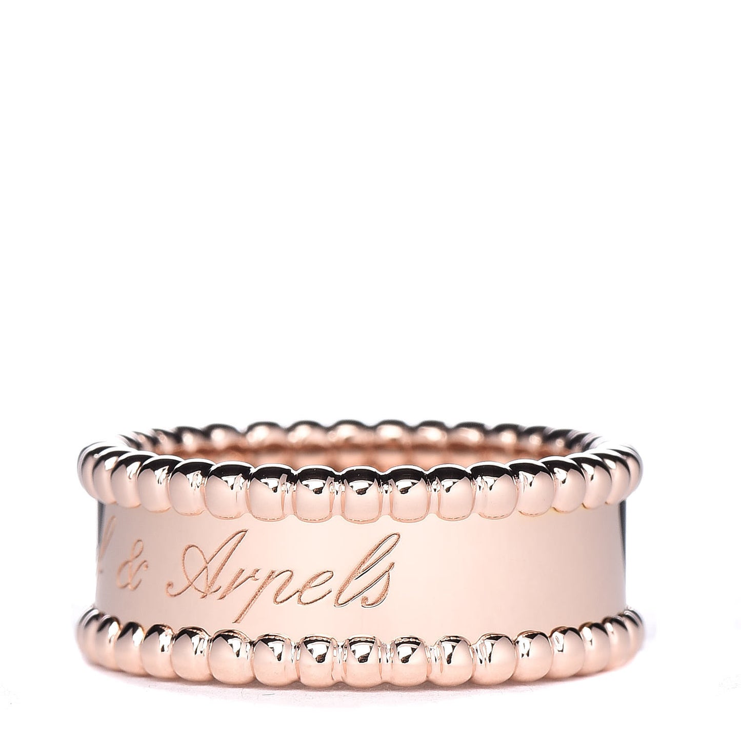 18K Rose Gold Perlee Signature Ring 51 5.75