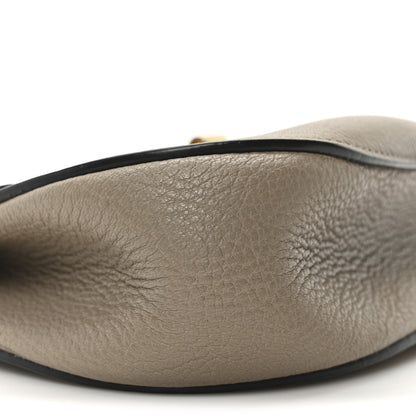 Chloe Grained Lambskin Mini Drew Shoulder Bag Motty Grey 8 of 9