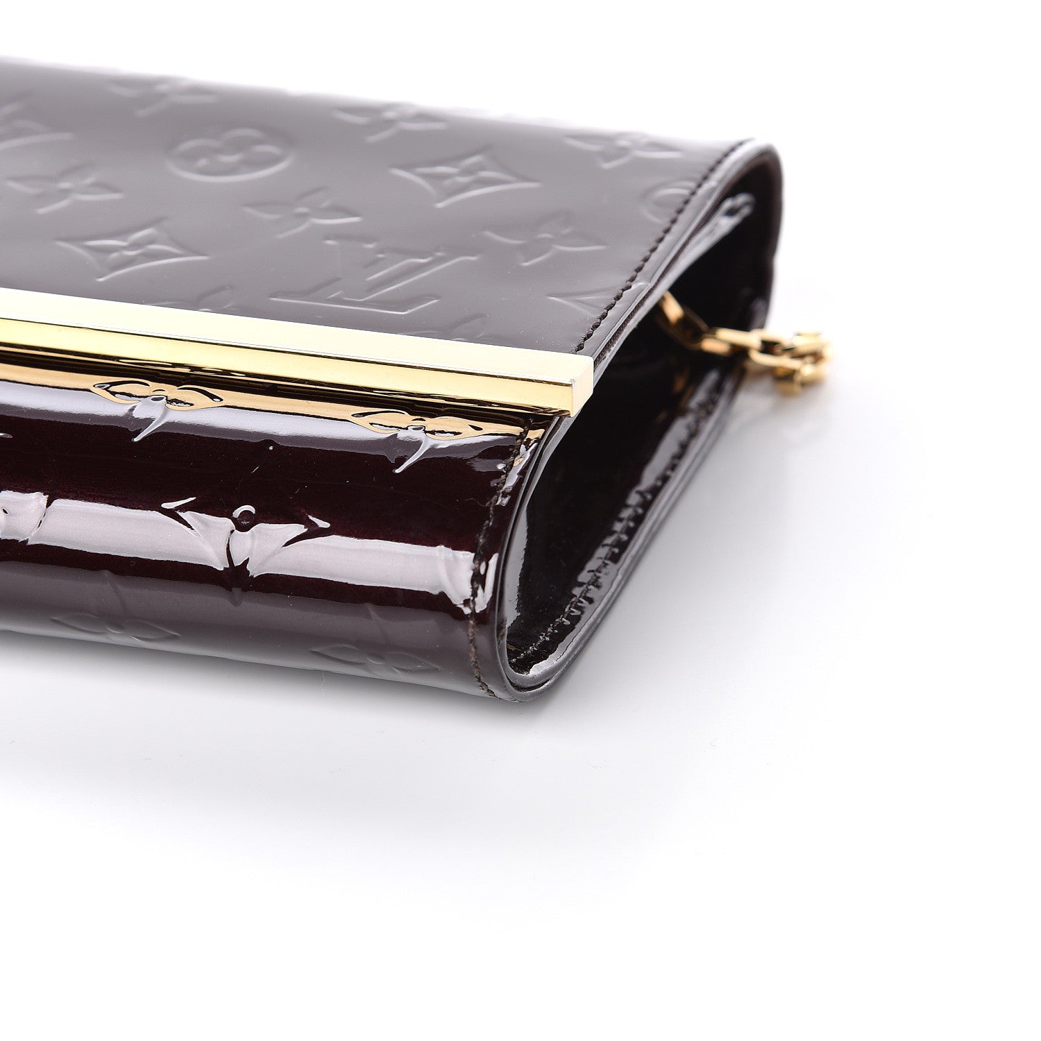 Louis Vuitton Vernis Ana Clutch Amarante 8 of 9
