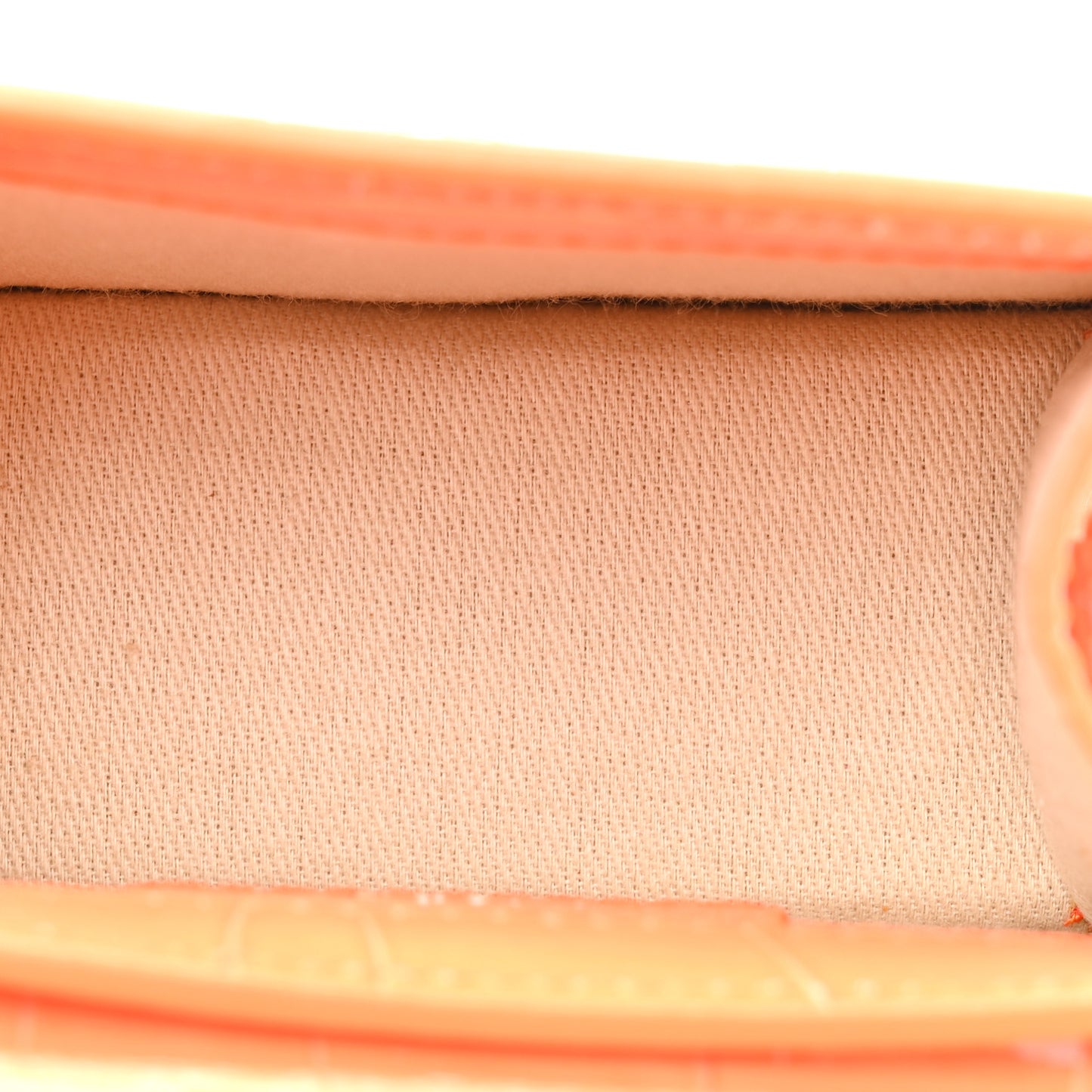 Calfskin Crocodile Embossed Le Chiquito Orange