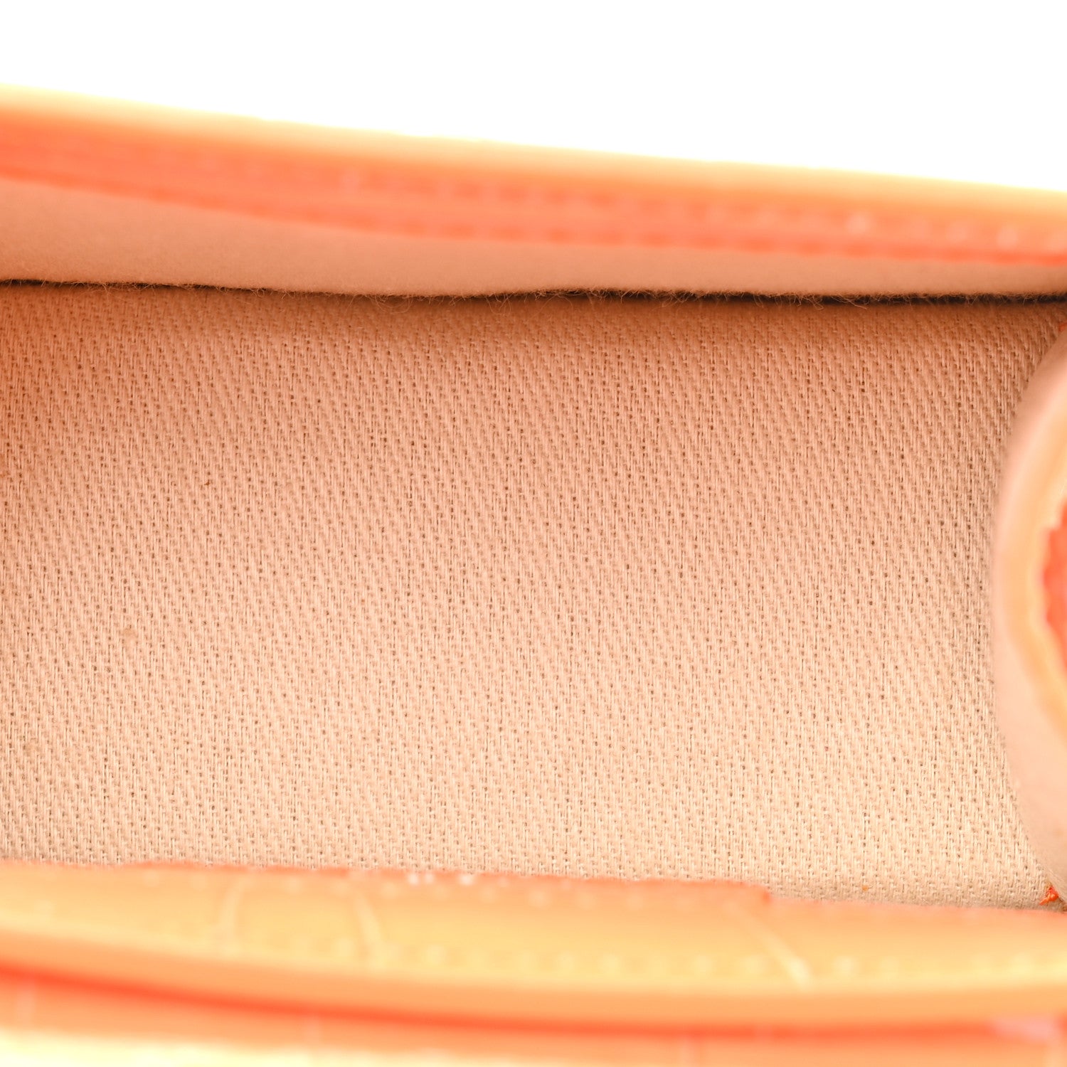 Jacquemus Calfskin Crocodile Embossed Le Chiquito Orange 5 of 16