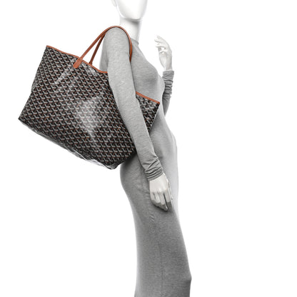 Goyard Goyardine Saint Louis GM Black Gold 2 of 14