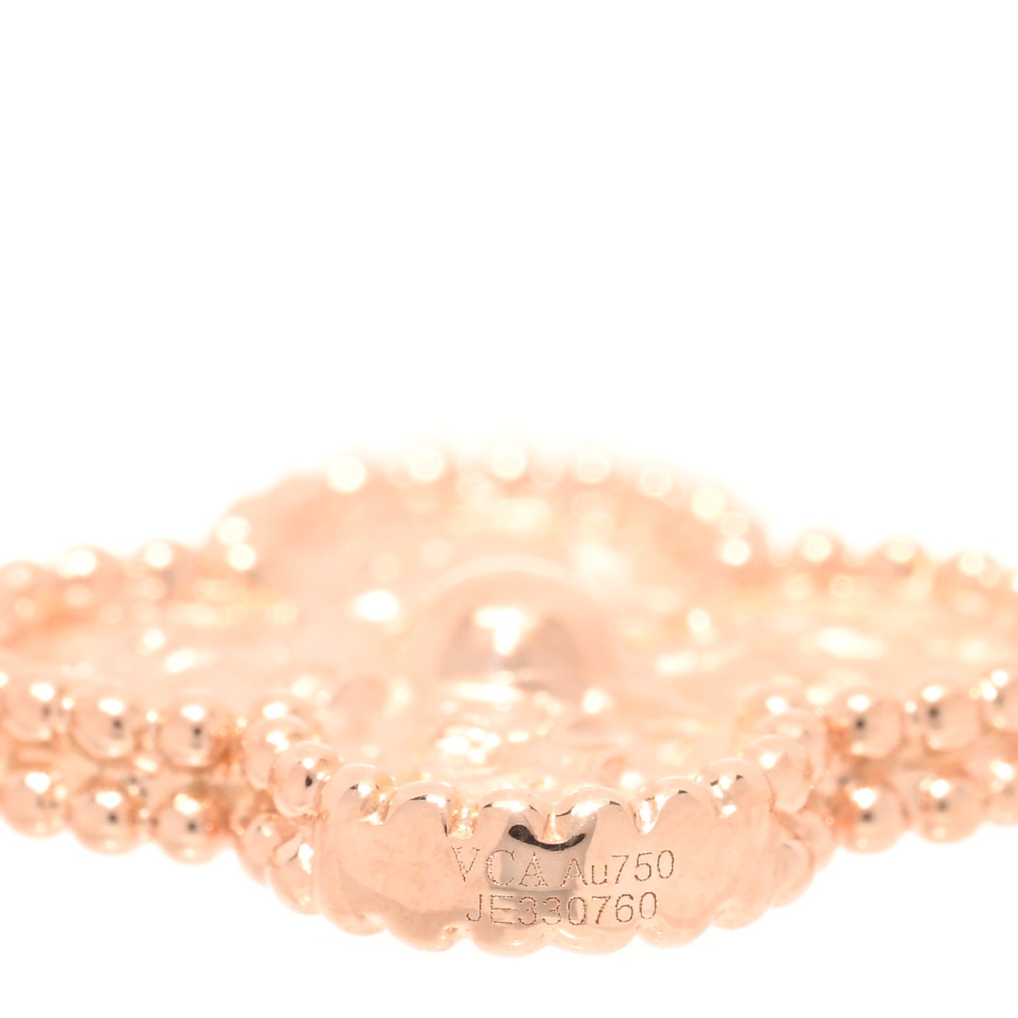 18K Rose Gold 5 Motifs Vintage Alhambra Bracelet