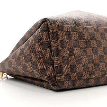 Louis Vuitton Damier Ebene Odeon Tote MM Black 7 of 9