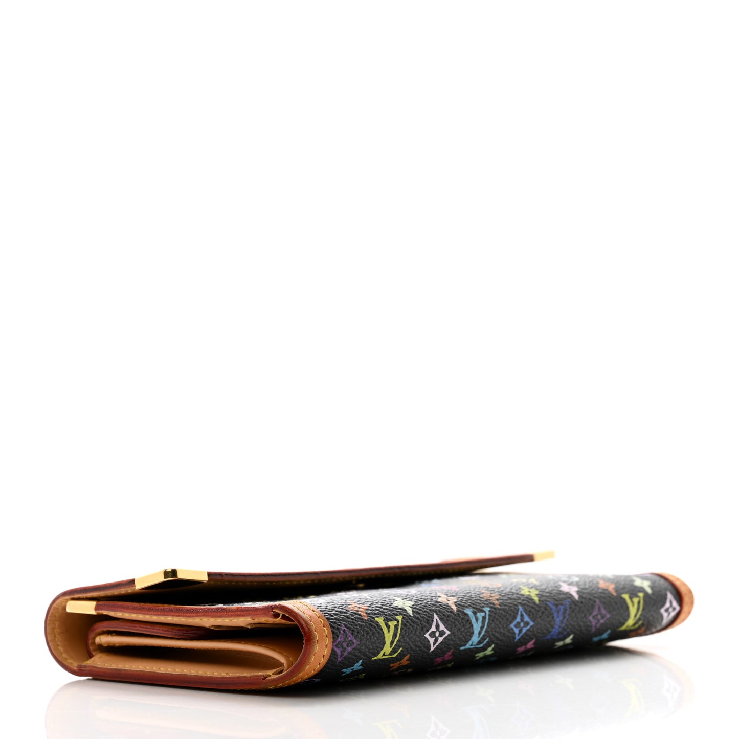 Monogram Multicolor Porte Tresor International Wallet Black