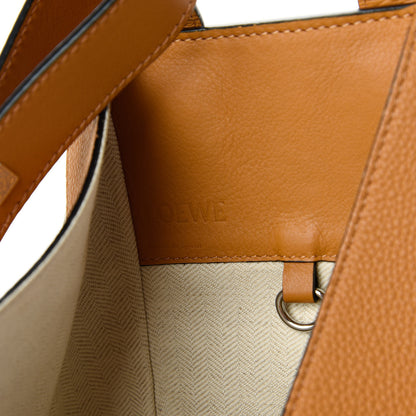 Loewe Calfskin Medium Hammock Shoulder Bag Tan White 8 of 10