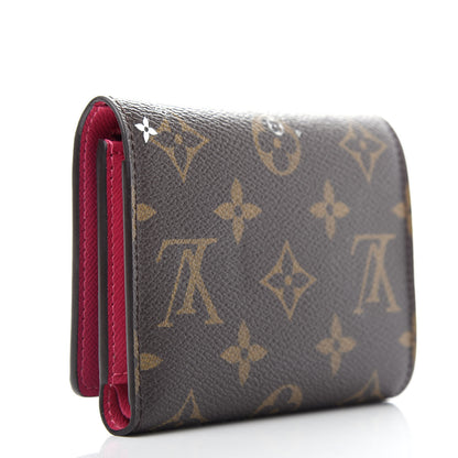 Louis Vuitton Monogram 2019 Christmas Animation Victorine Wallet Fuchsia 3 of 8