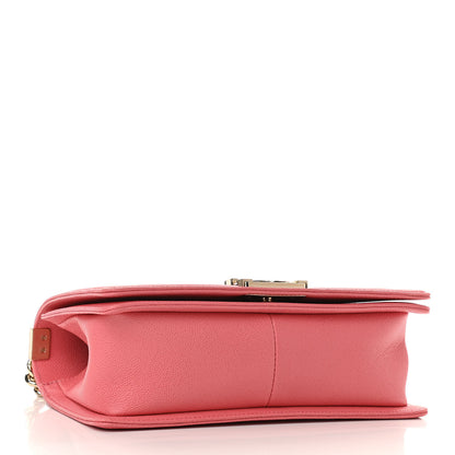 Chanel Caviar Quilted Medium Boy Flap Pink 4 of 9