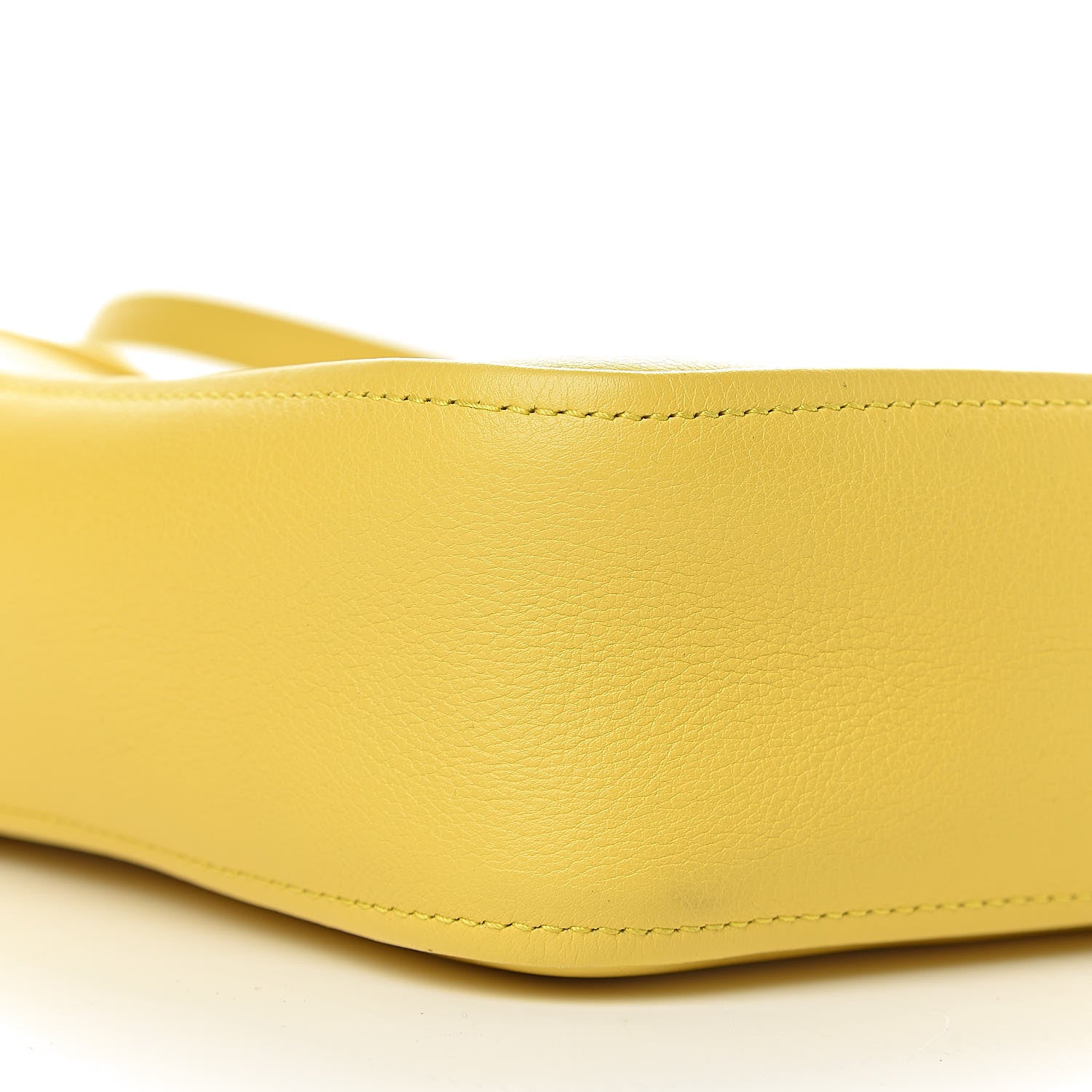 Balenciaga Shiny Day Calfskin Logo XS Triangle Duffle Jaune Black 8 of 10