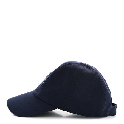 Hermes Cotton Canvas Sunshine Davis Cap 56 Marine 4 of 8