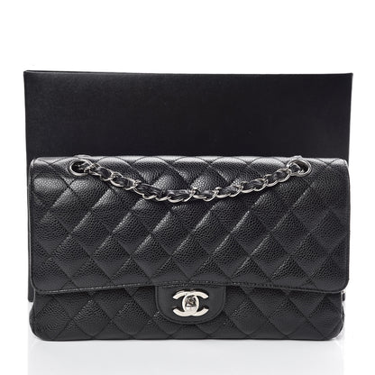 Chanel Caviar Quilted Medium Double Flap Black 10 of 10