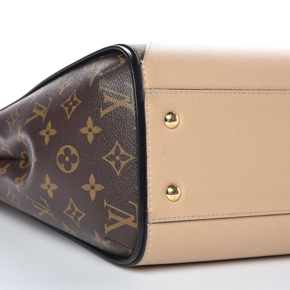 Louis Vuitton Calfskin Monogram Kimono Tote Dune 8 of 9