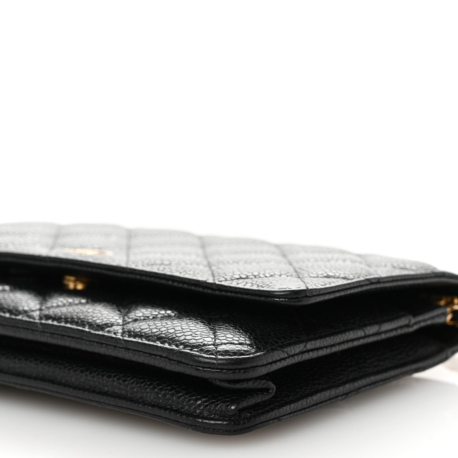 Chanel Caviar Quilted Wallet on Chain WOC Black 10 of 11