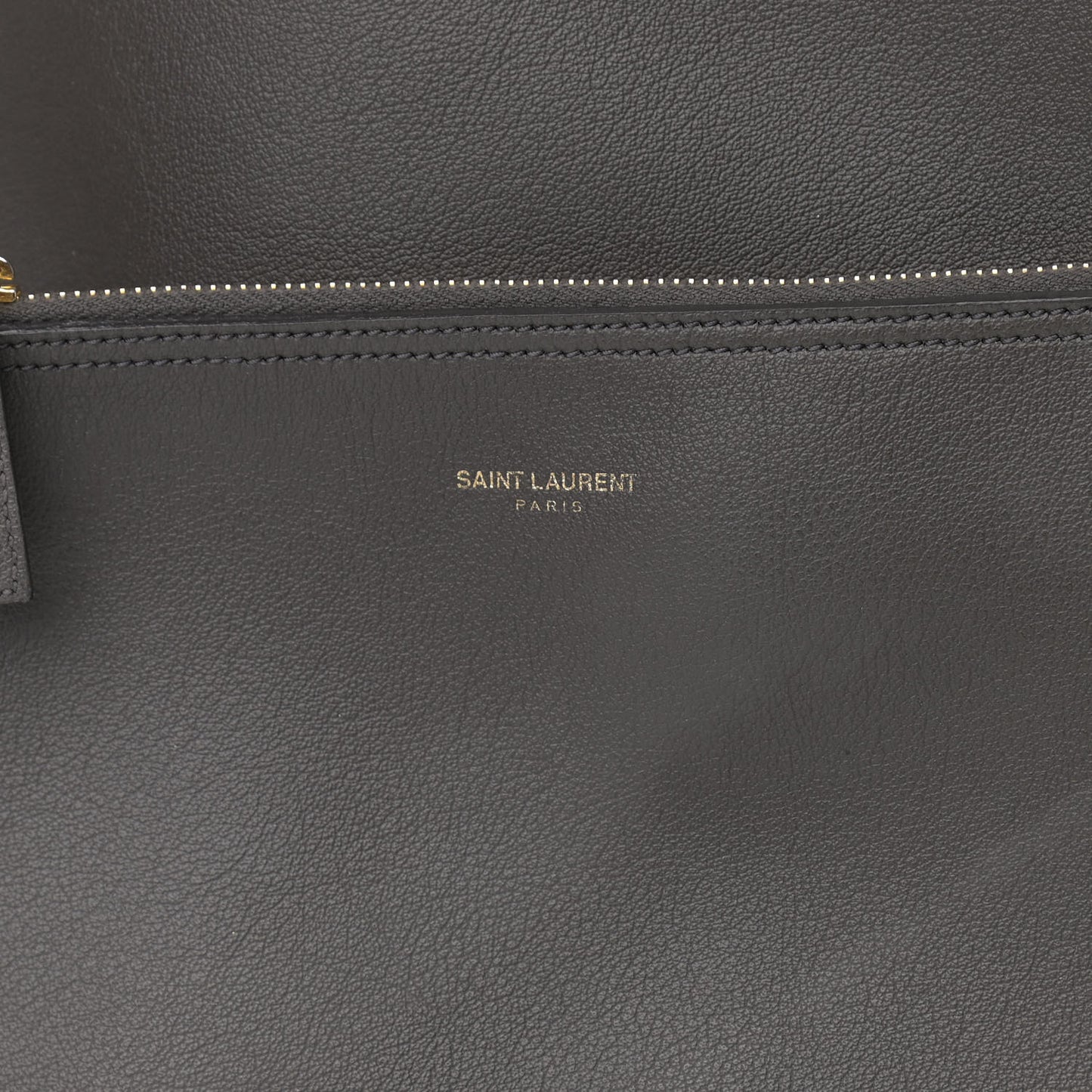 Calfskin East West Shopping Tote Fog