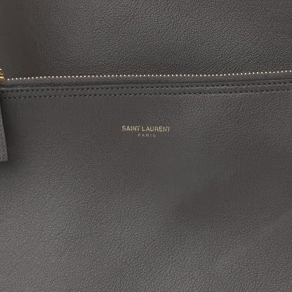 Saint Laurent Calfskin East West Shopping Tote Fog 8 of 11