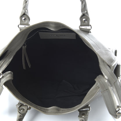 Balenciaga Chevre Silver Metallic Edge Hardware City Gris Taupe 6 of 11