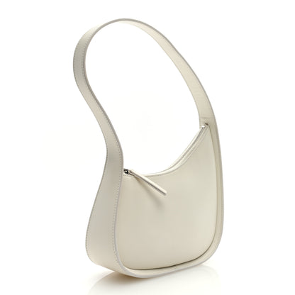 The Row Smooth Calfskin Half Moon Shoulder Bag New Ivory 3 of 8