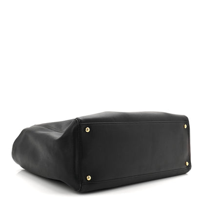 Chanel Calfskin Cerf Executive Shopper Tote Black 4 of 11