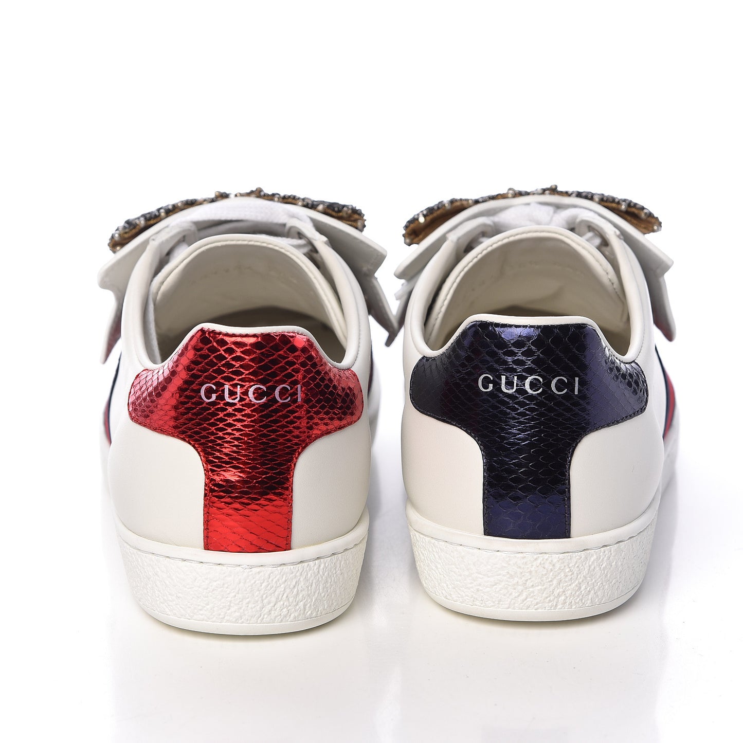 Calfskin Ayers Web Womens Ace Bow Lace Sneakers 38.5 White