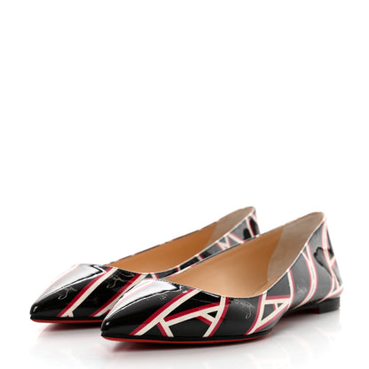 Christian Louboutin Patent Ribbon Ballalla Flats 38 Multicolor 3 of 8