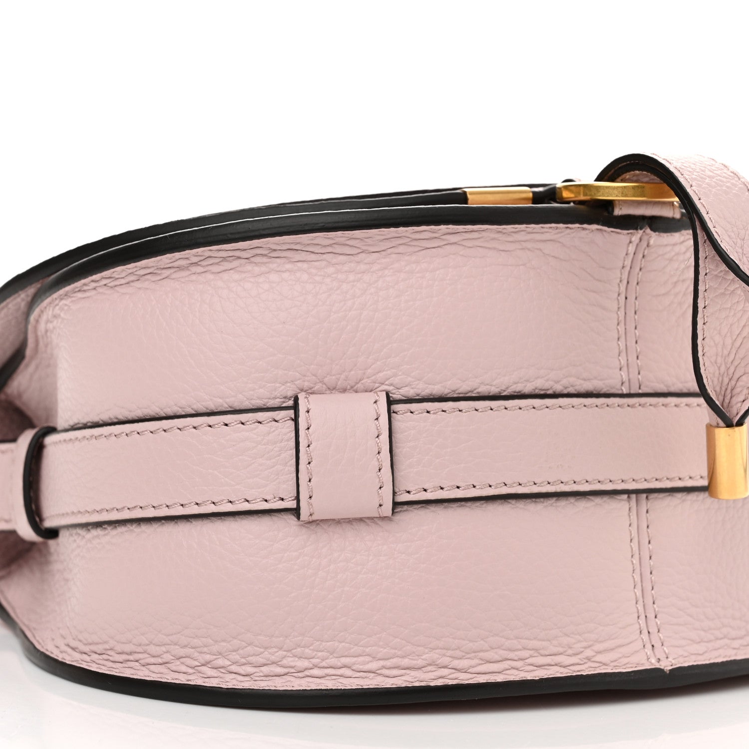 Chloe Grained Calfskin Small Marcie Saddle Bag Misty Lavender 10 of 12