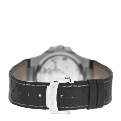 Patek Philippe 18K White Gold Alligator 40mm Nautilus Automatic Watch Grey 5712G-001 3 of 4