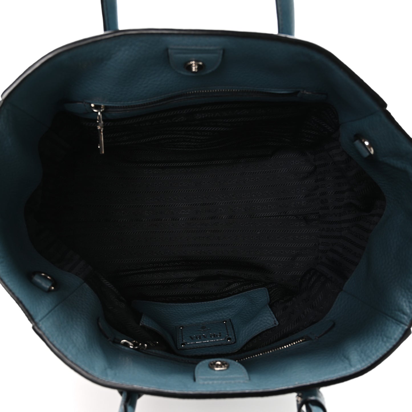 Vitello Phenix Shopping Tote Marine