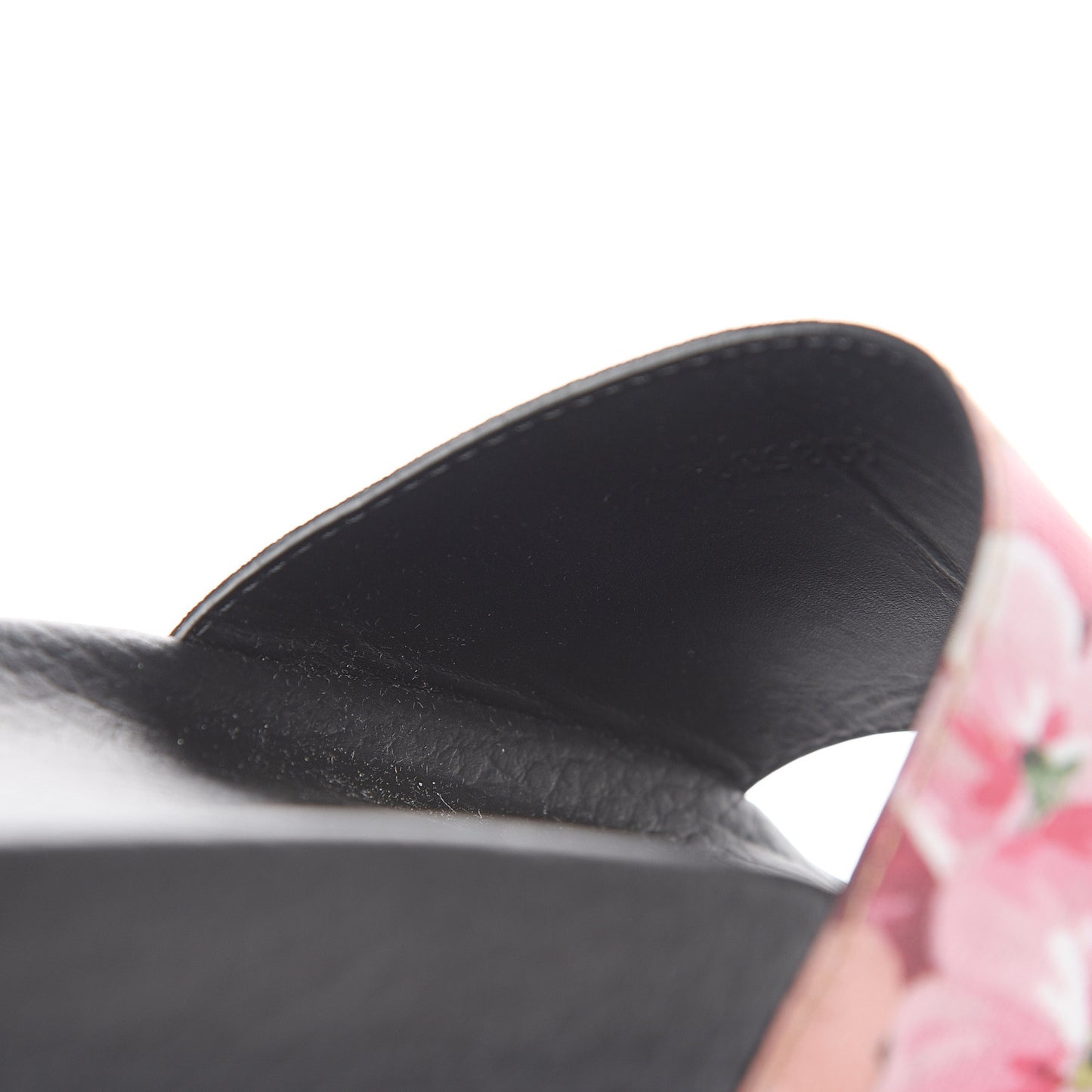 GG Supreme Monogram Blooms Slide Sandals 38 Beige Multicolor