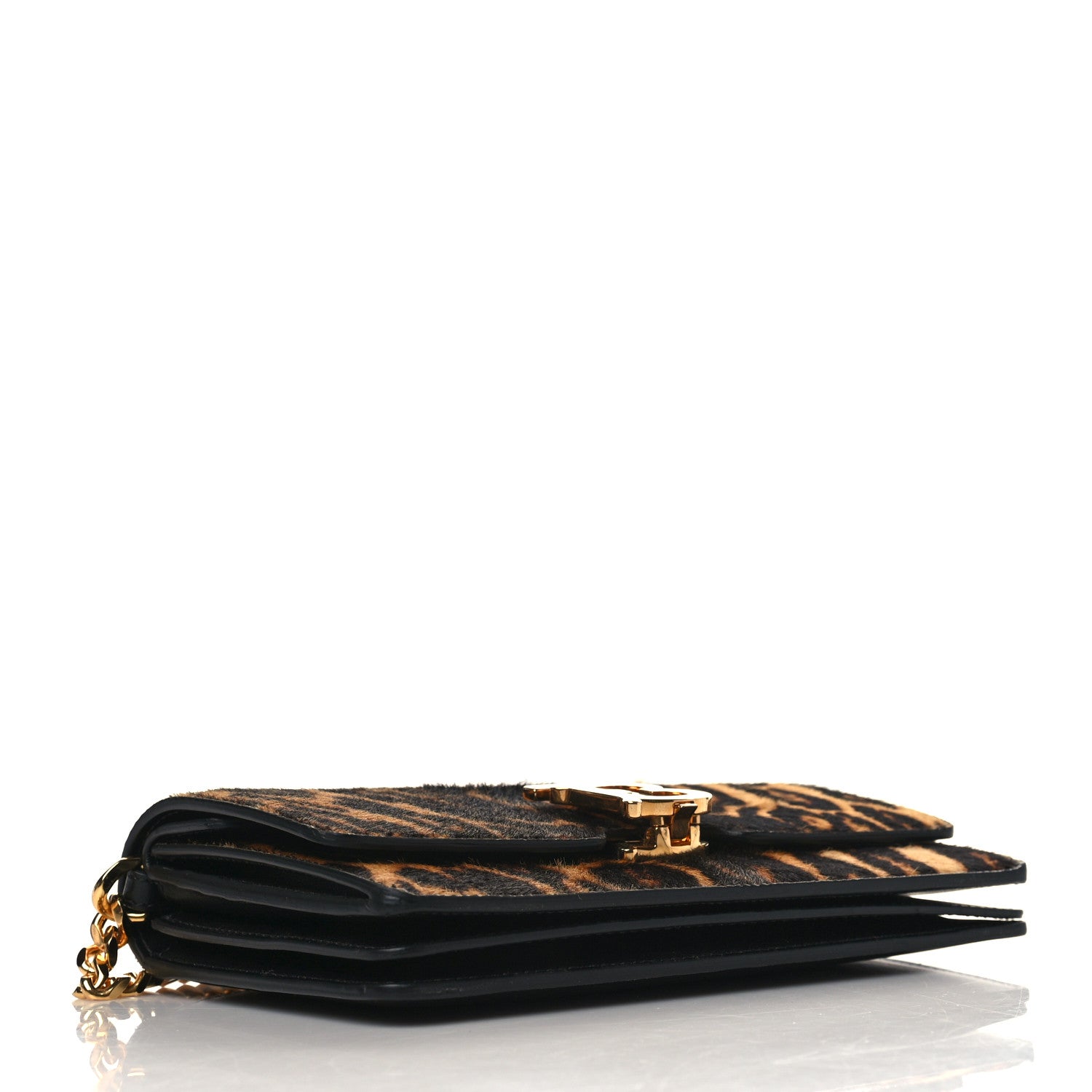 Burberry Calf Hair Leopard Print Small TB Bag 4 of 8