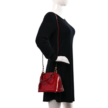 Louis Vuitton Vernis Alma BB Rose Indien 2 of 8