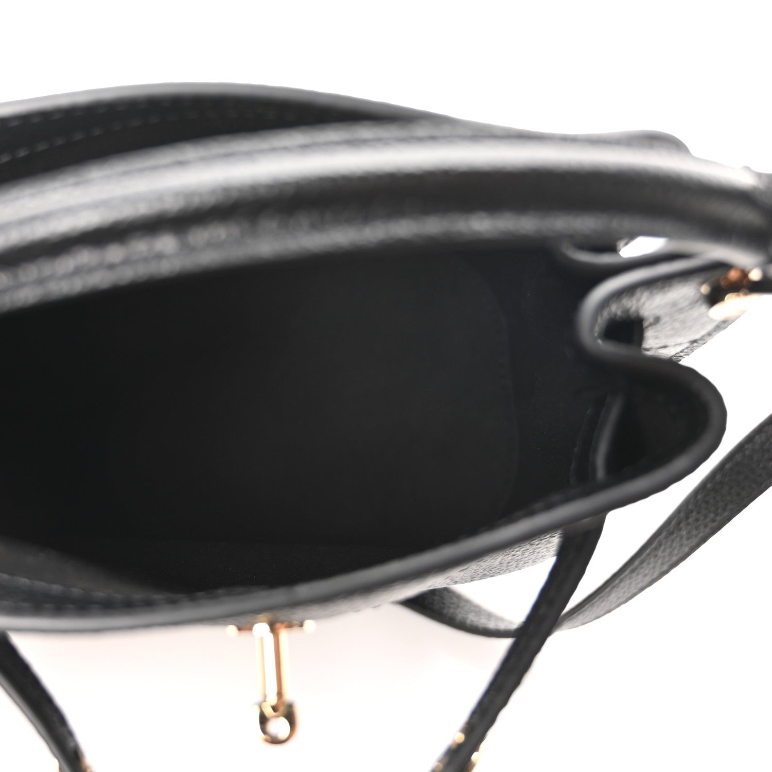 Mulberry Small Classic Grain Mini Islington Bucket Bag Black 5 of 9