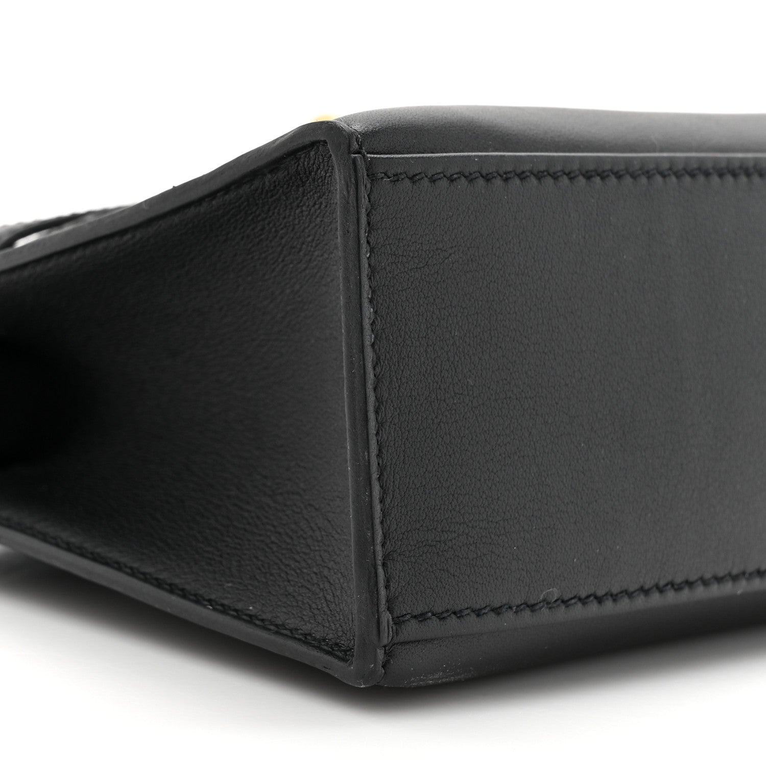 Hermes Swift Kelly Pochette Clutch Black 9 of 13