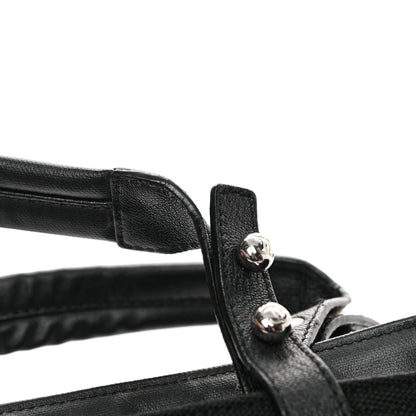 Chanel Coated Canvas Large Paris Biarritz Tote Black 13 of 14