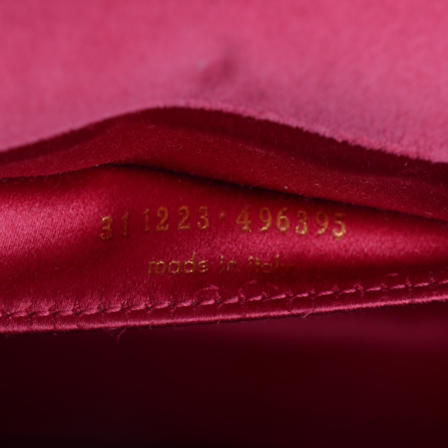 Patent Monogram Large Belle De Jour Clutch Fuchsia