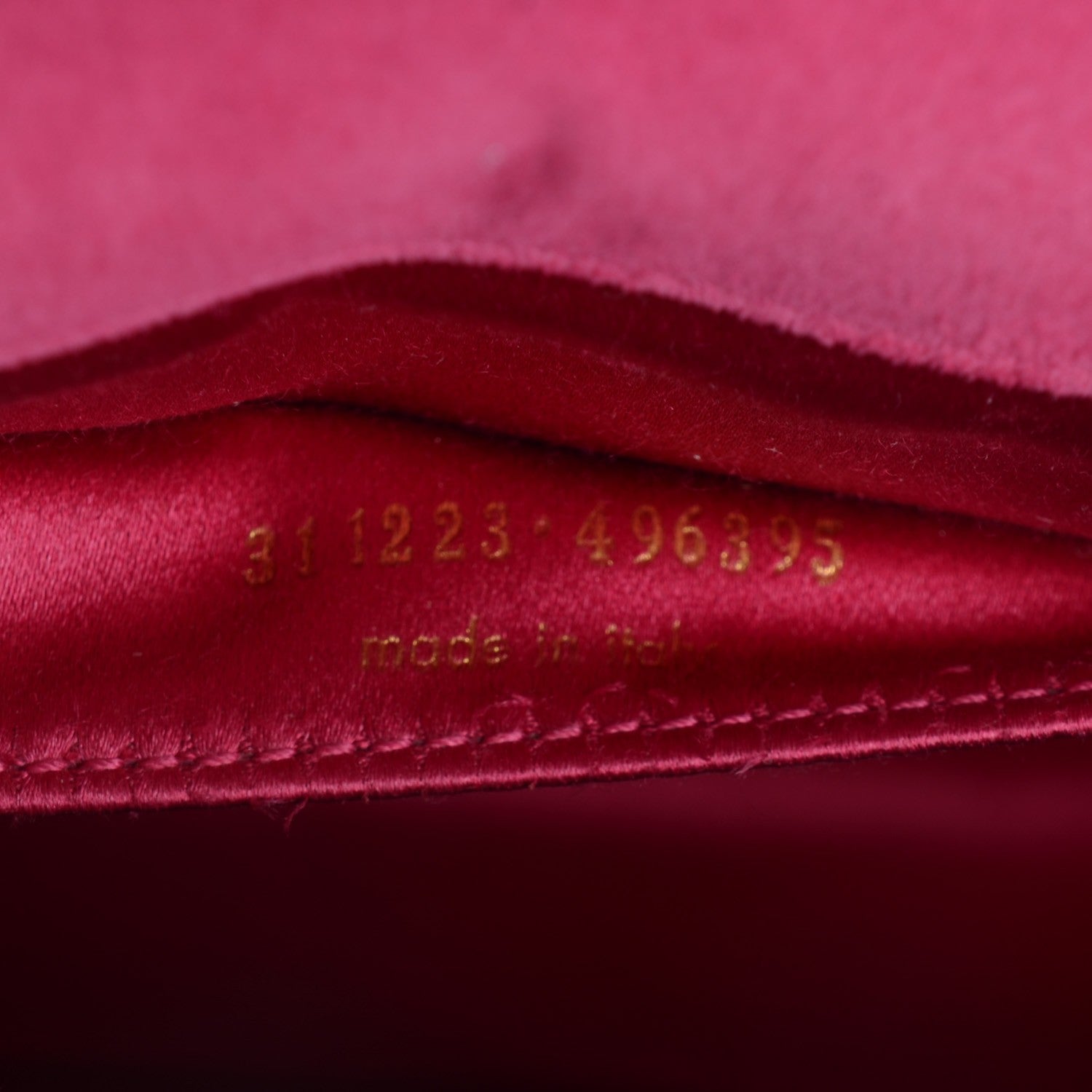 Saint Laurent Patent Monogram Large Belle De Jour Clutch Fuchsia 7 of 7