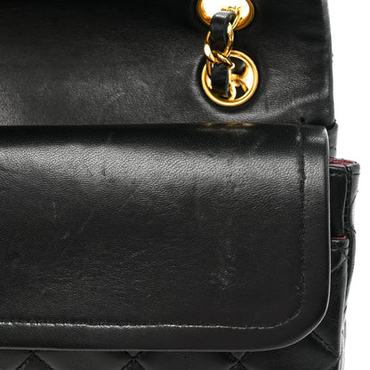 Chanel Lambskin Quilted Small Double Flap Black 11 of 18