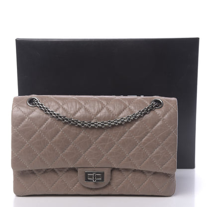 Chanel Aged Calfskin Quilted 2.55 Reissue 226 Flap Taupe 11 of 11