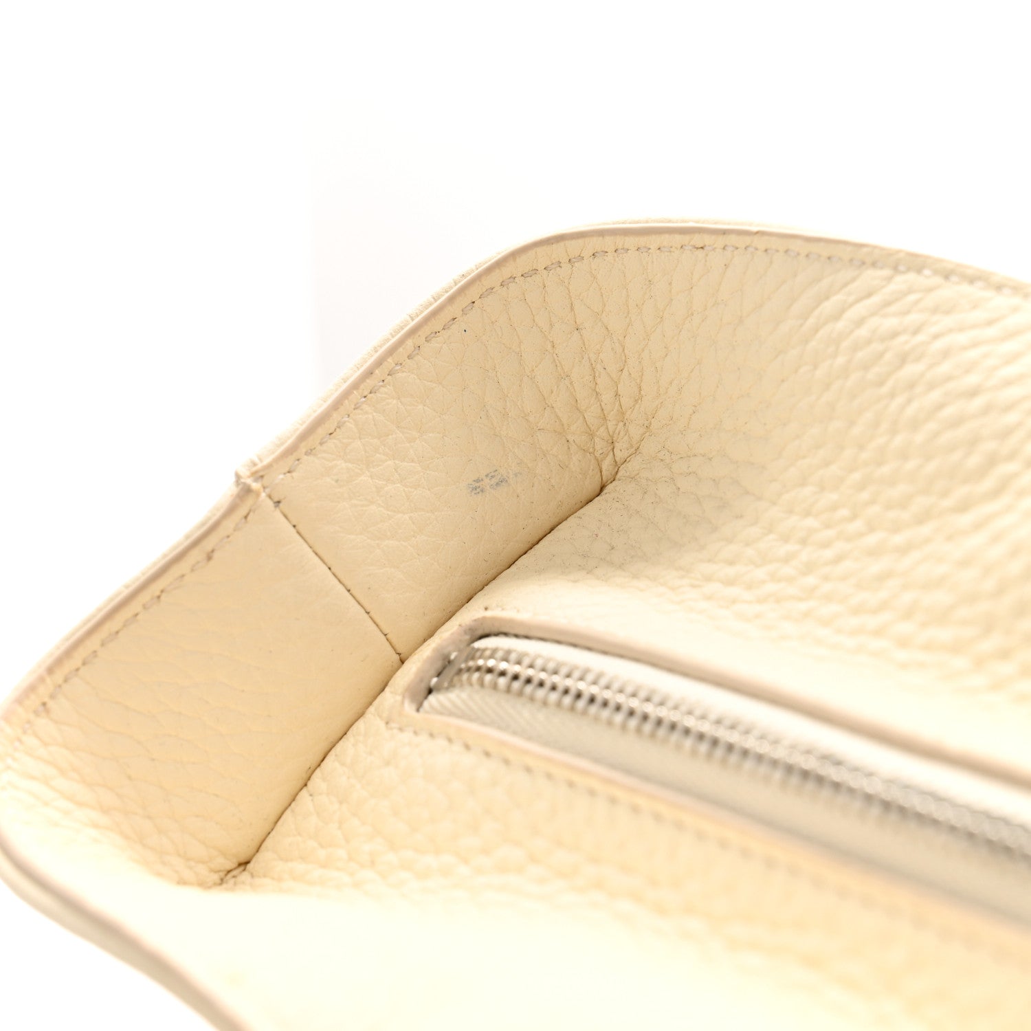 The Row Grained Calfskin Medium Portfolio Tote Ivory 12 of 12